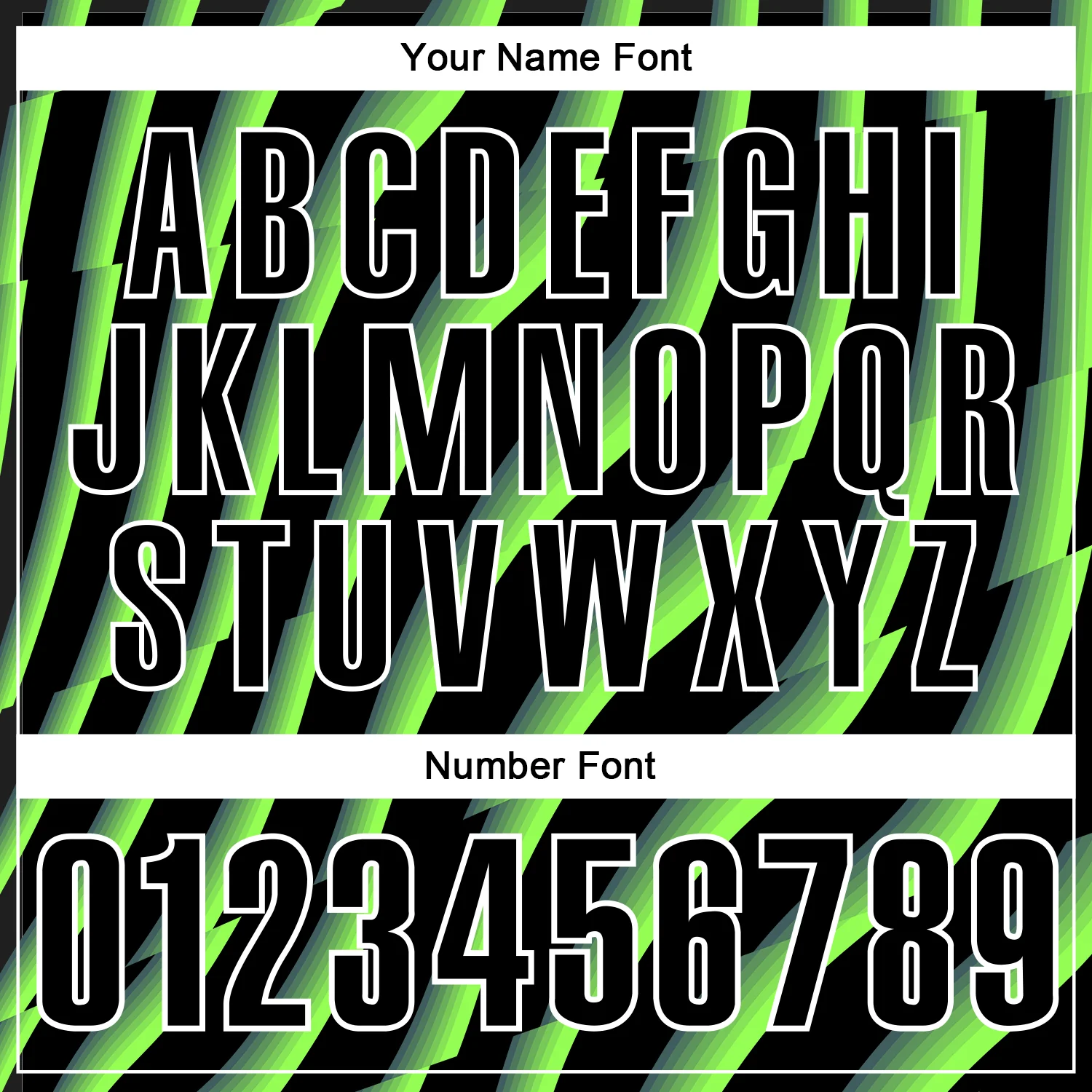 Custom Black Neon Green-White 3D Bowling Geometric Shape Performance Polo Shirt