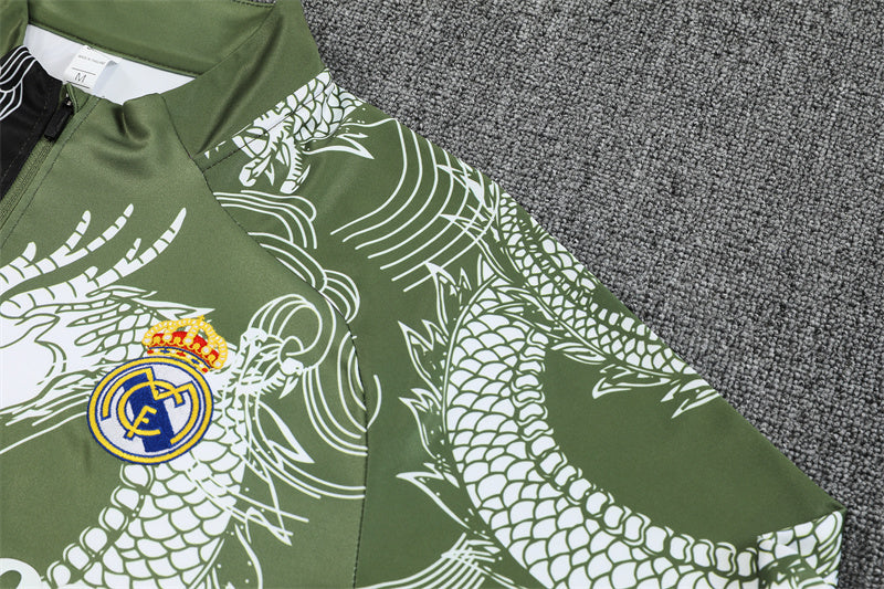 Tracksuit Real Madrid Dragon Green/Black Training 25/26