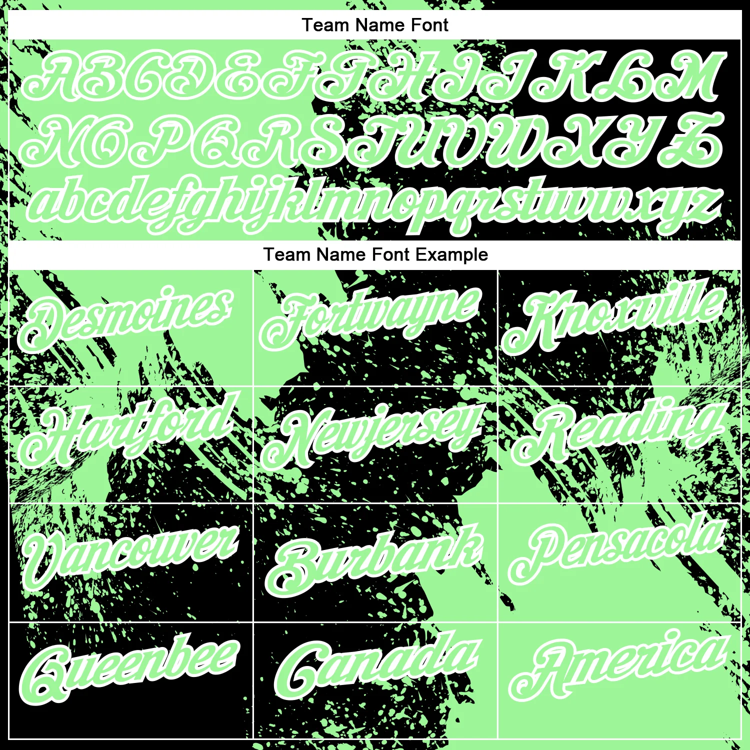 Custom Pea Green Black-White 3D Pattern Design Abstract Brush Stroke Performance Polo Shirt