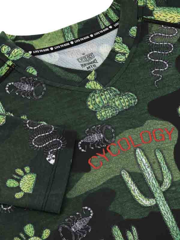Totally Cactus Men's Long Sleeve MTB Jersey