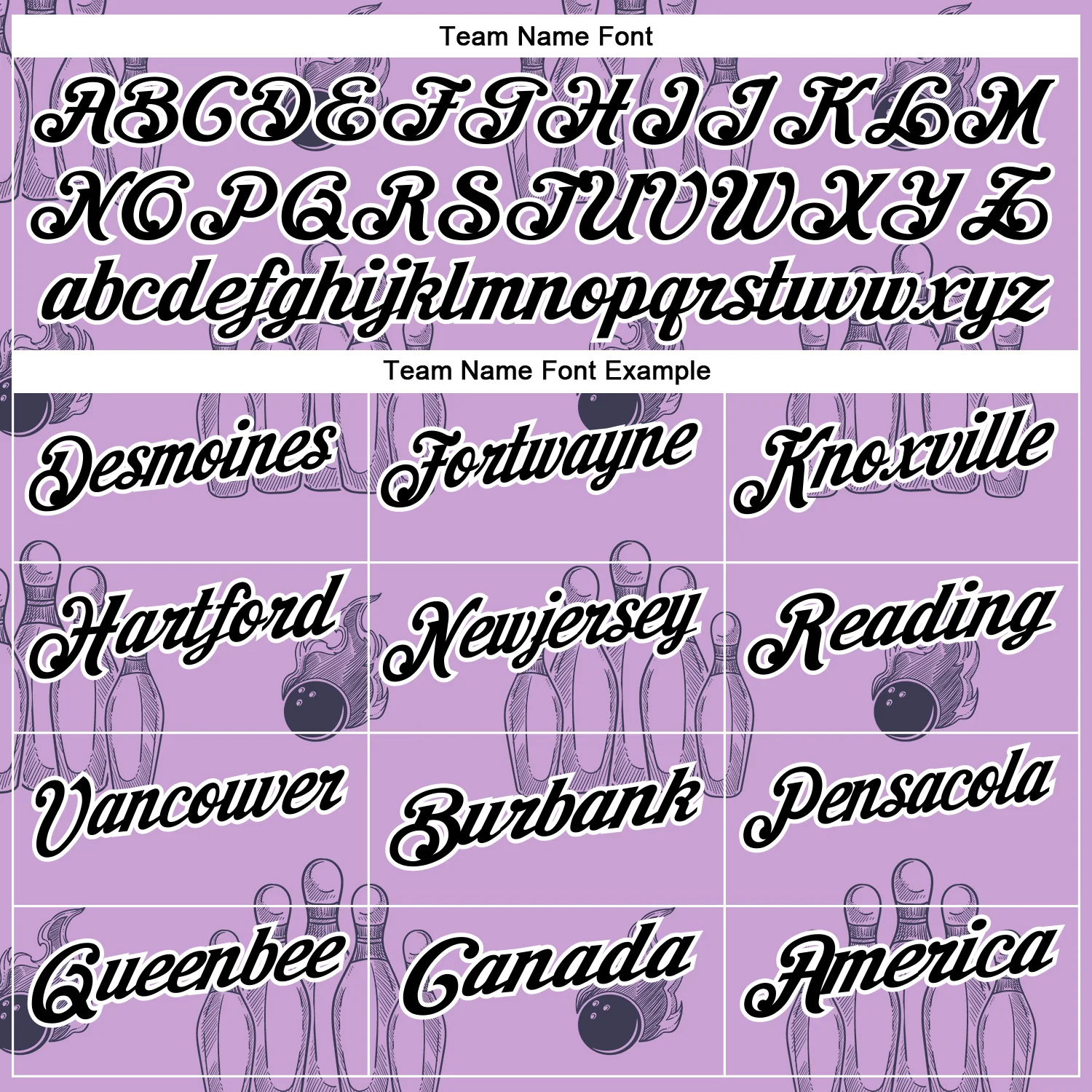 Custom Light Purple Black-White 3D Bowling Flaming Ball Performance Polo Shirt