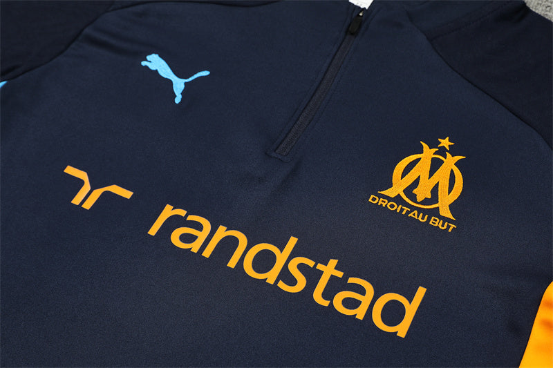 Tracksuit Olympique Marseille Dark Blue Training 24/25