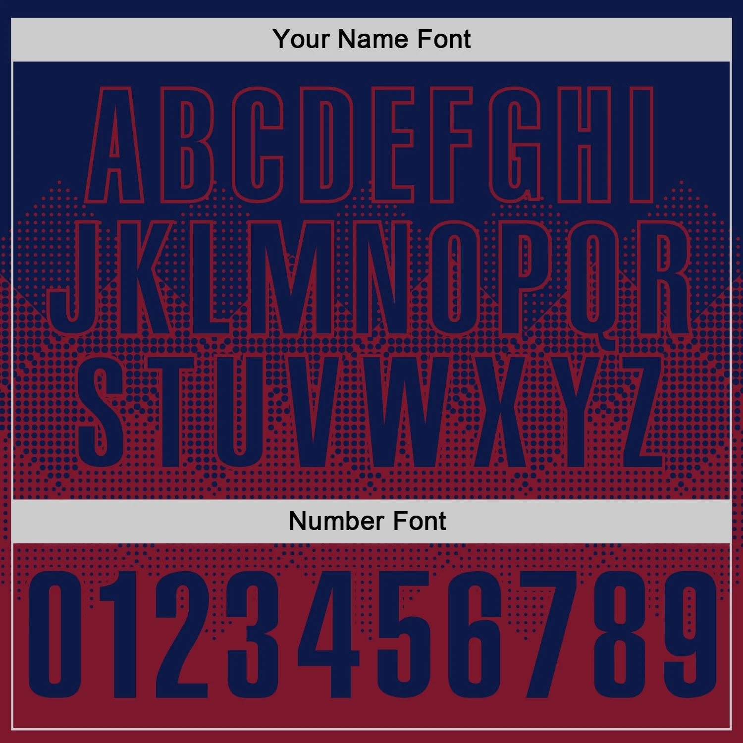 Custom Navy Crimson 3D Gradient Square Shape Performance Polo Shirt