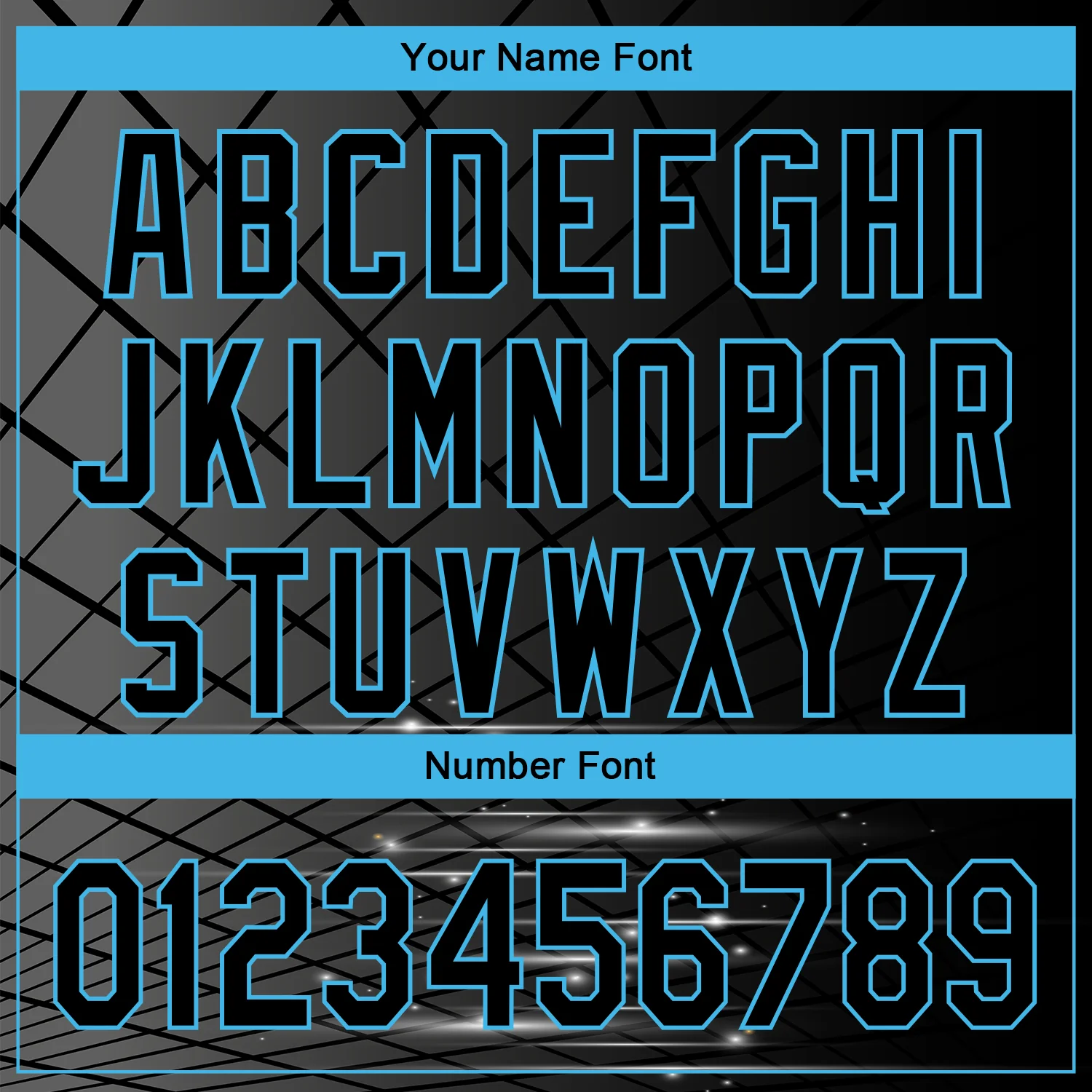 Custom Black Sky Blue 3D Pattern Design Billiards Performance Polo Shirt