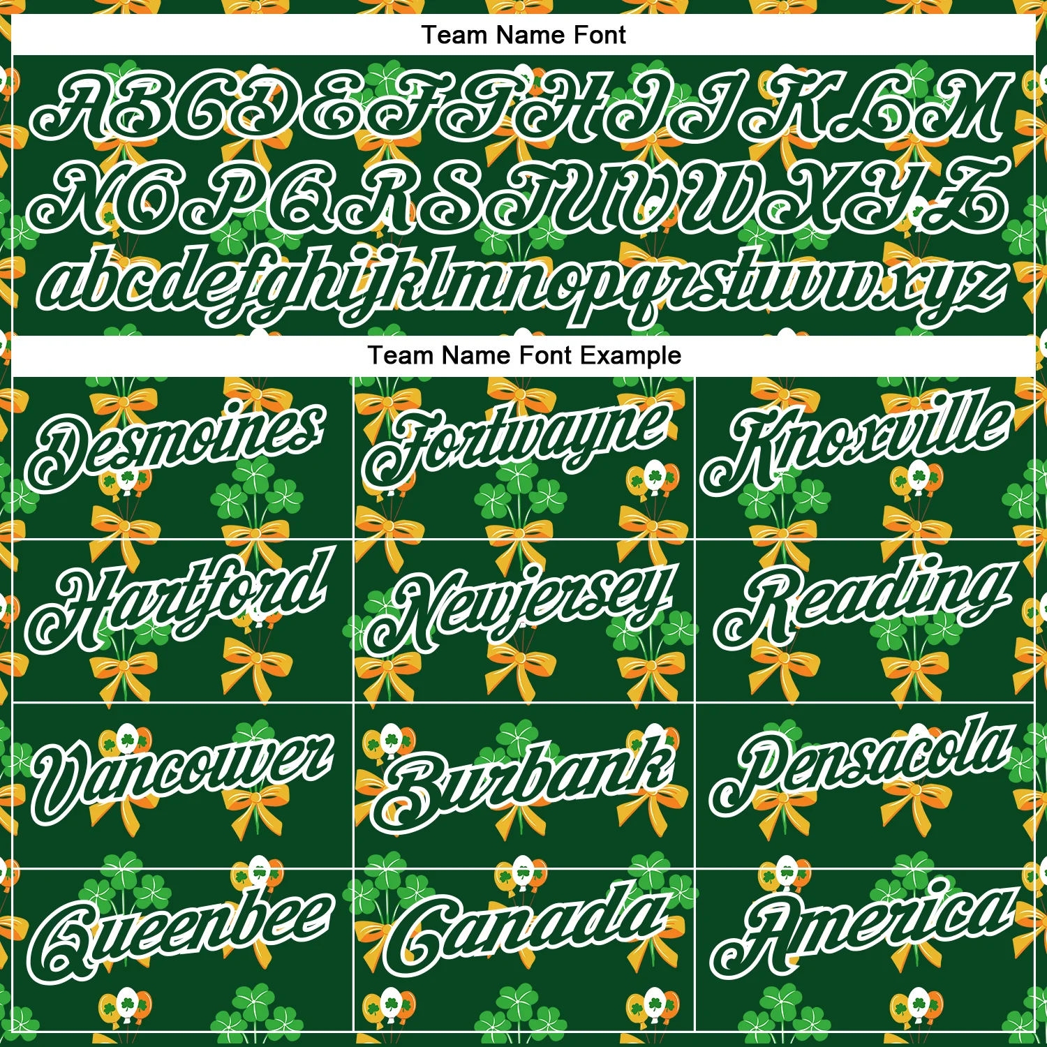 Custom Green White 3D St. Patrick's Day Shamrock Performance Polo Shirt