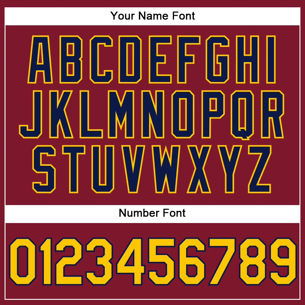 Custom Crimson Yellow-Navy Performance Vapor Golf Polo Shirt