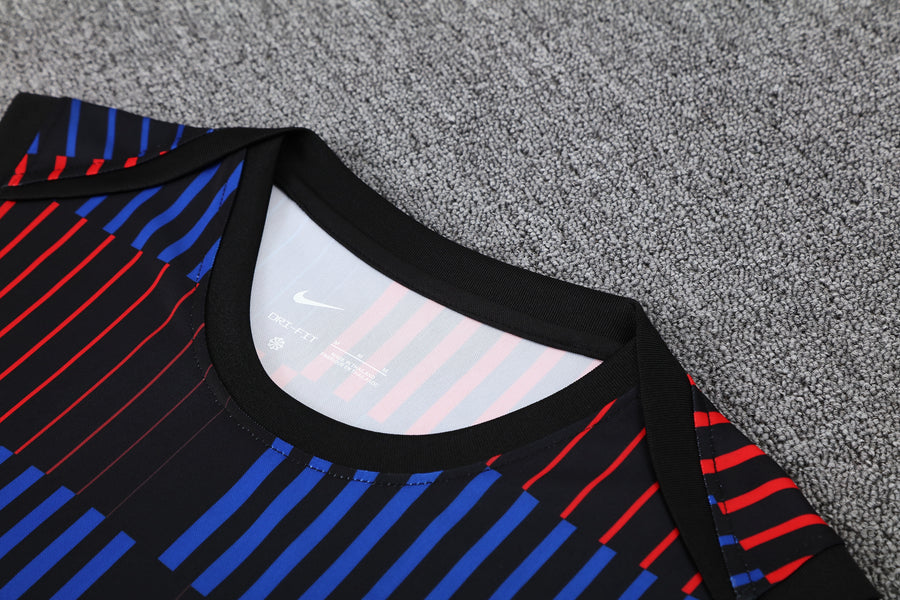 Kit Tank Top + Shorts Barcelona Red/Blue/Black Training 25/26