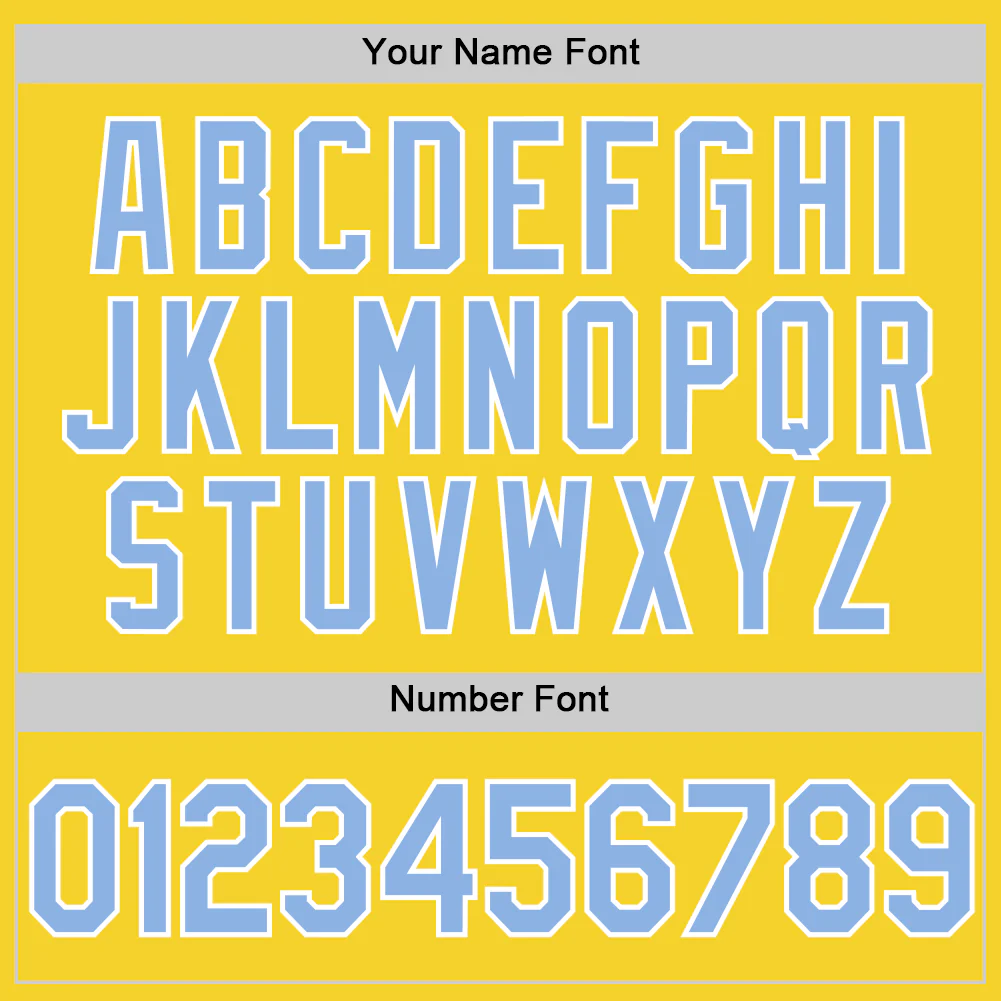 Custom Yellow Light Blue-White Performance Vapor Golf Polo Shirt