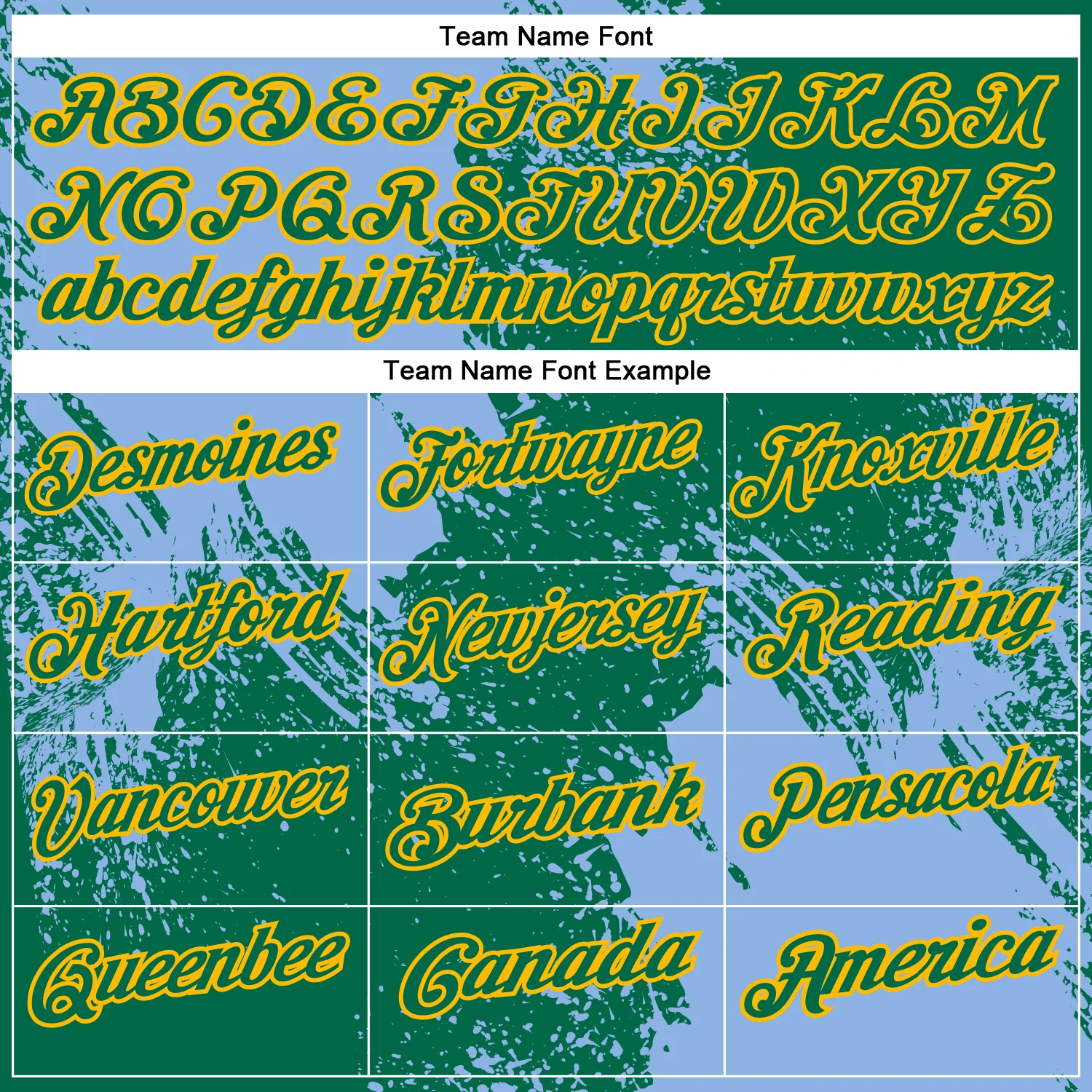 Custom Light Blue Kelly Green-Gold 3D Pattern Design Abstract Brush Stroke Performance Polo Shirt