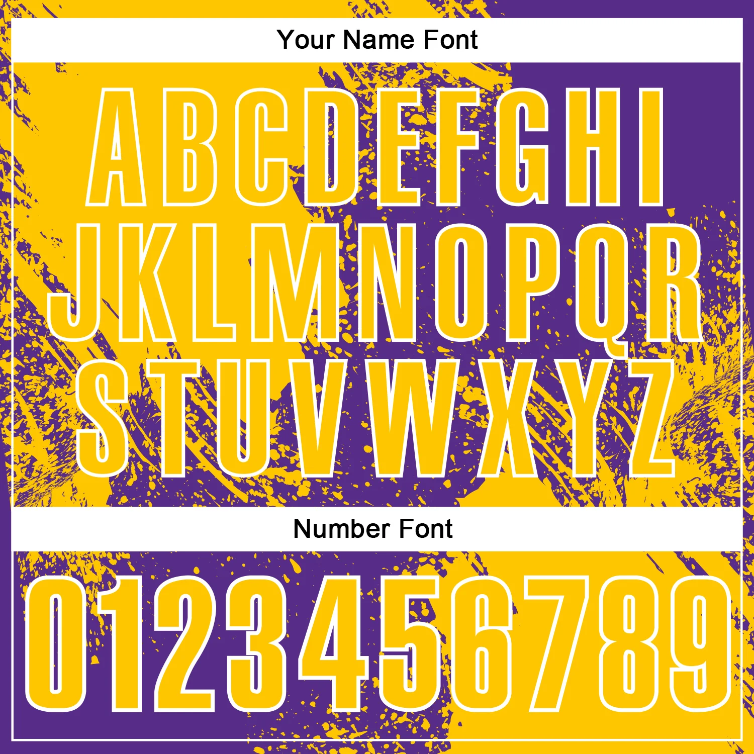 Custom Yellow Purple-White 3D Pattern Design Abstract Brush Stroke Performance Polo Shirt