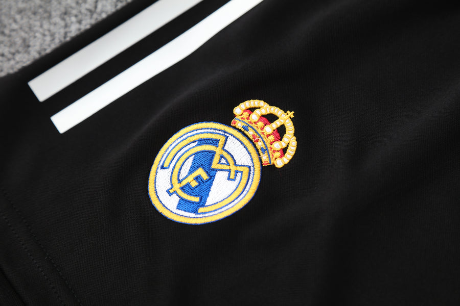 Kit Tank Top + Shorts Real Madrid Black/Blue Training 25/26