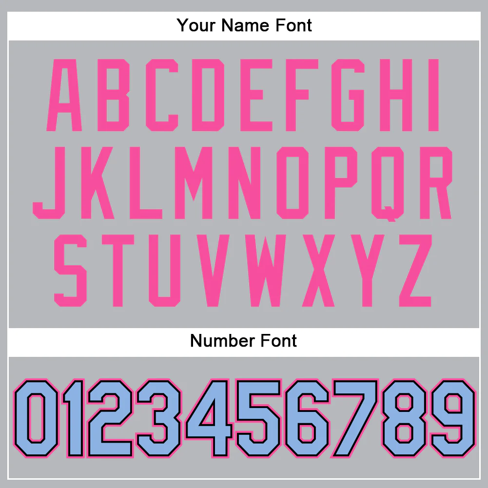 Custom Gray Light Blue Black-Pink Performance Vapor Golf Polo Shirt