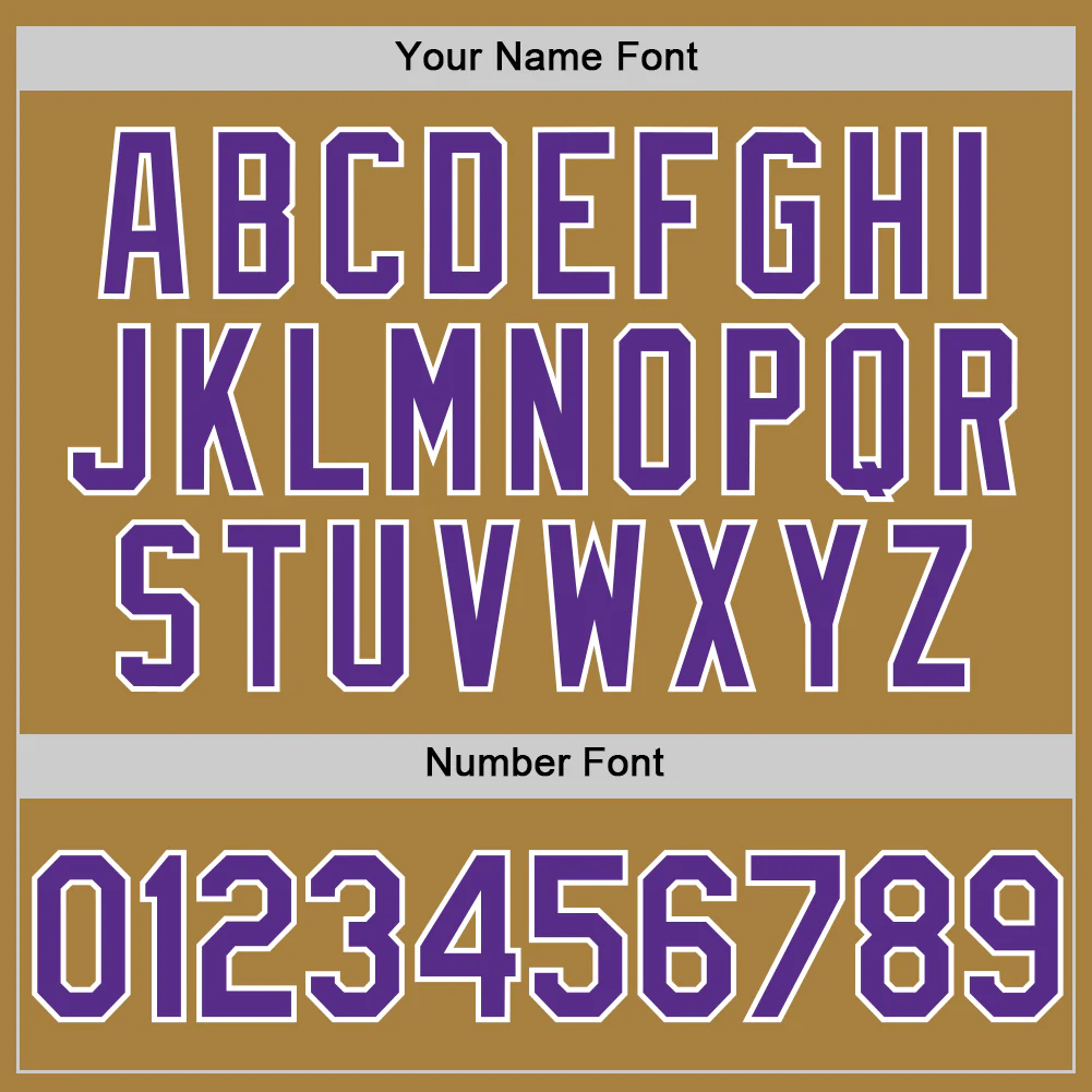 Custom Old Gold Purple-White Performance Vapor Golf Polo Shirt