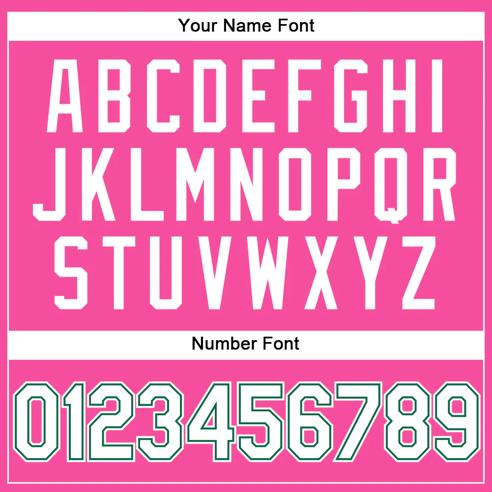 Custom Pink White-Kelly Green Performance Vapor Golf Polo Shirt