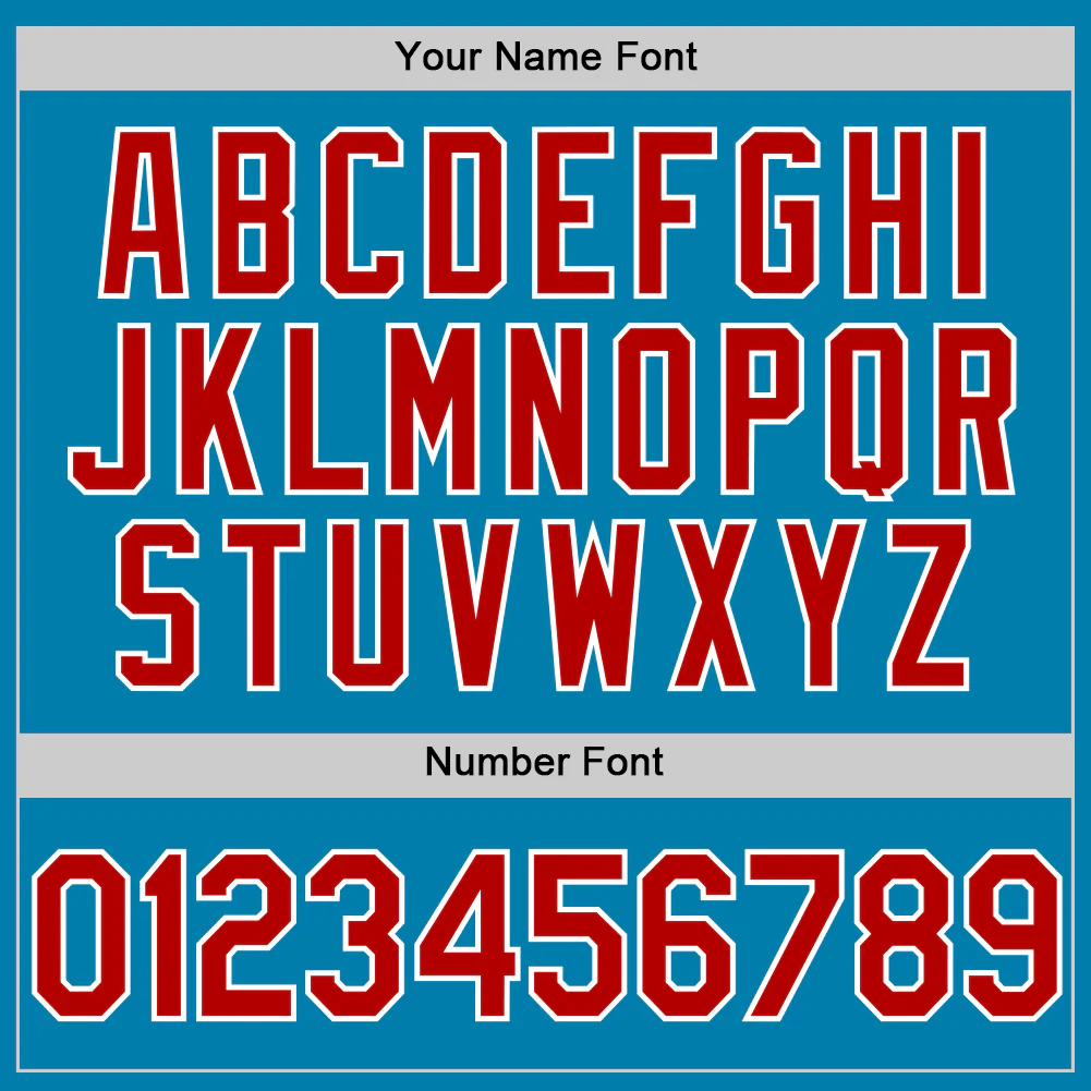 Custom Panther Blue Red-White Performance Vapor Golf Polo Shirt