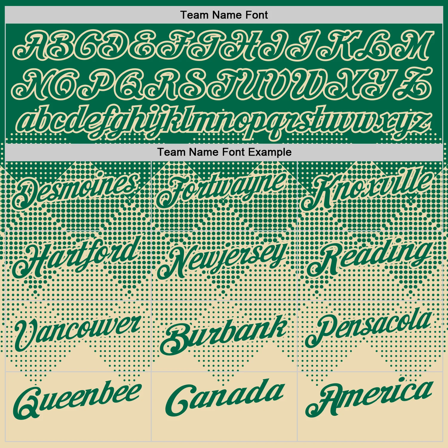 Custom Kelly Green Cream 3D Gradient Square Shape Performance Polo Shirt