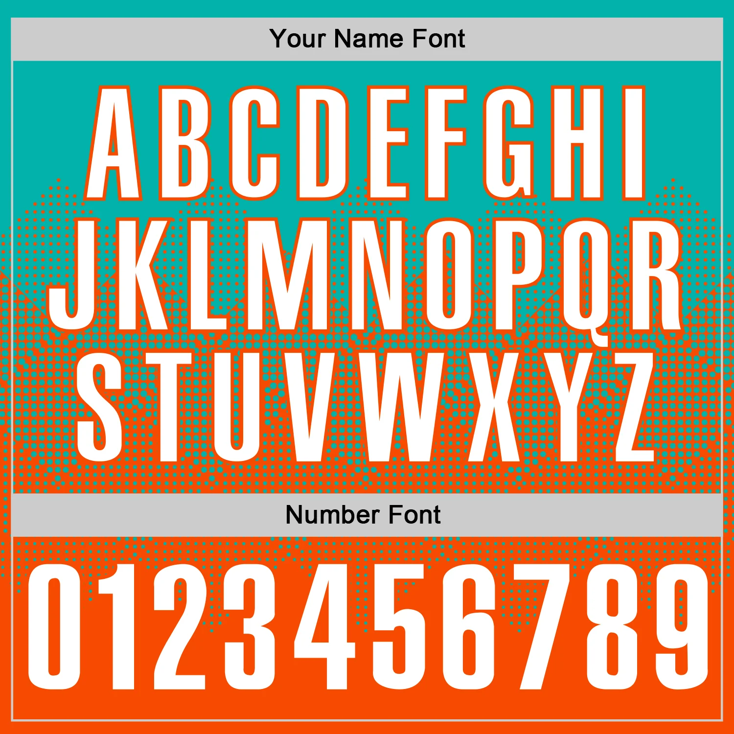 Custom Aqua White-Orange 3D Gradient Square Shape Performance Polo Shirt