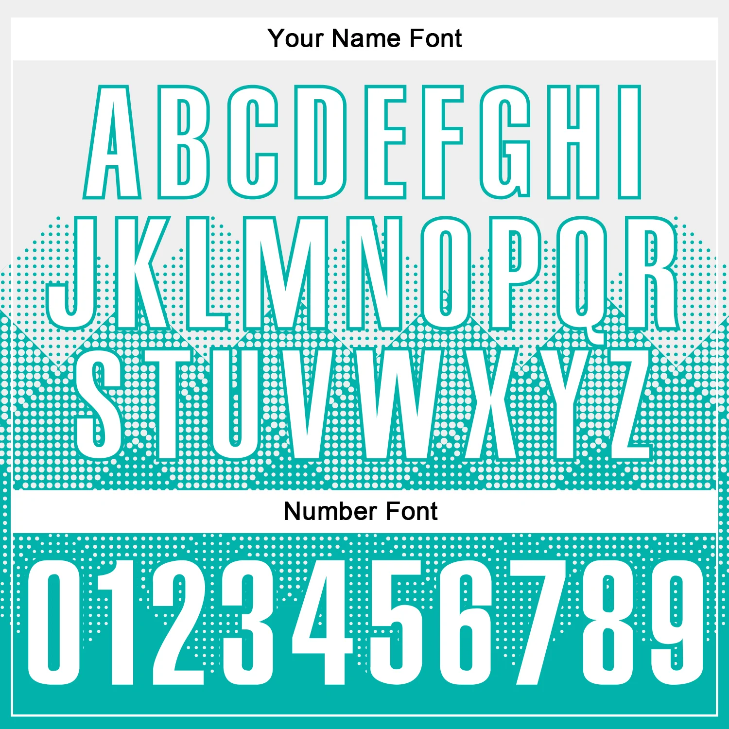 Custom White Aqua 3D Pattern Design Gradient Square Shape Performance Polo Shirt