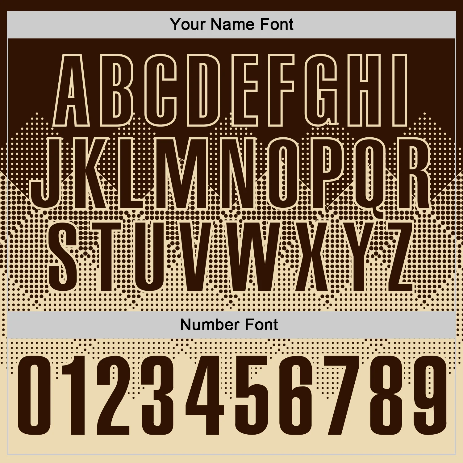 Custom Brown Cream 3D Gradient Square Shape Performance Polo Shirt