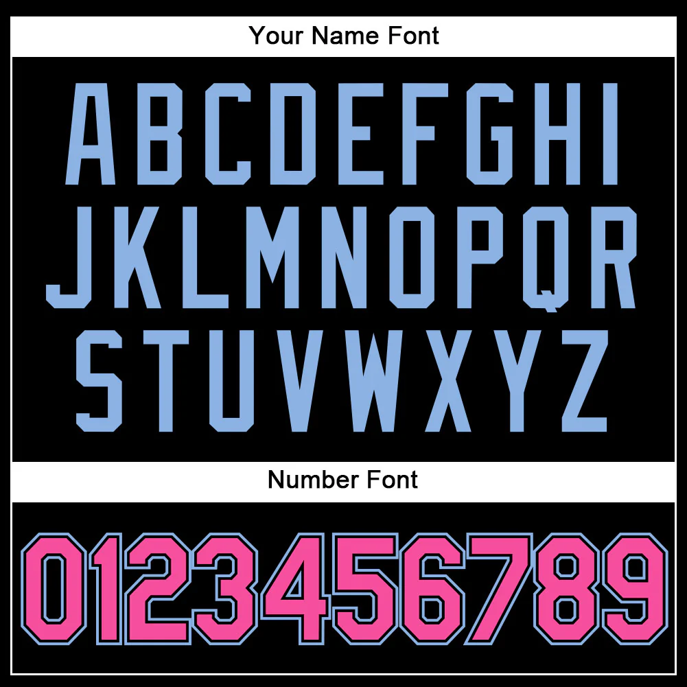 Custom Black Pink-Light Blue Performance Vapor Golf Polo Shirt