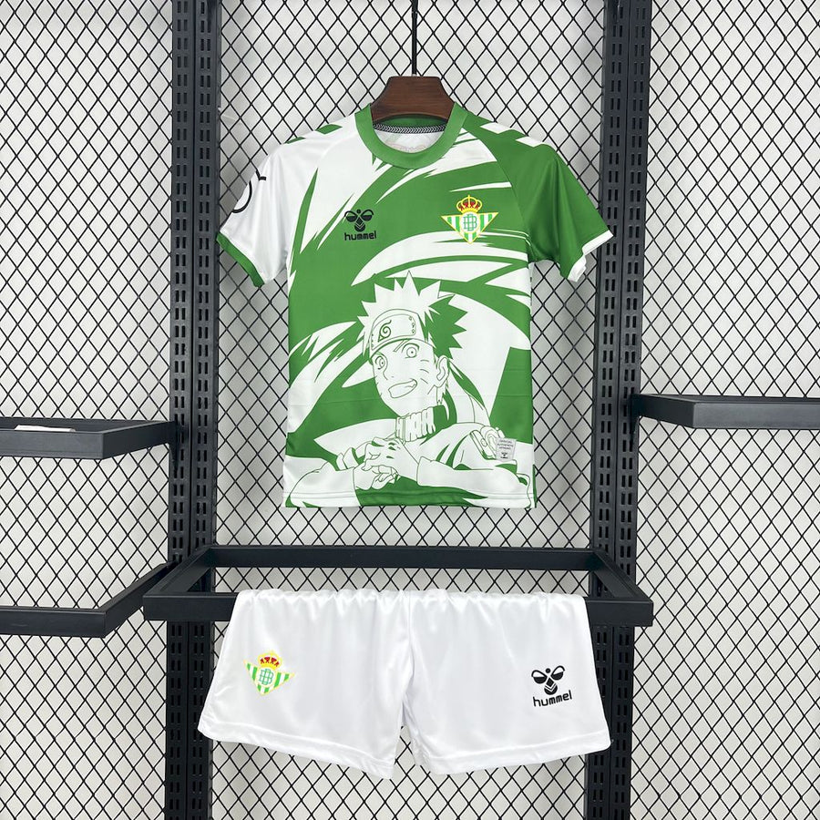 Real Betis x Naruto 2025 Kit Kids
