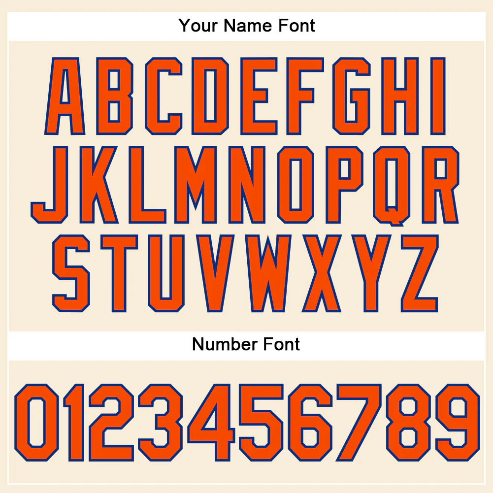 Custom Cream Orange-Royal Performance Vapor Golf Polo Shirt