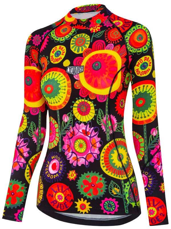 Happy Pedal Women's Long Sleeve Base Layer