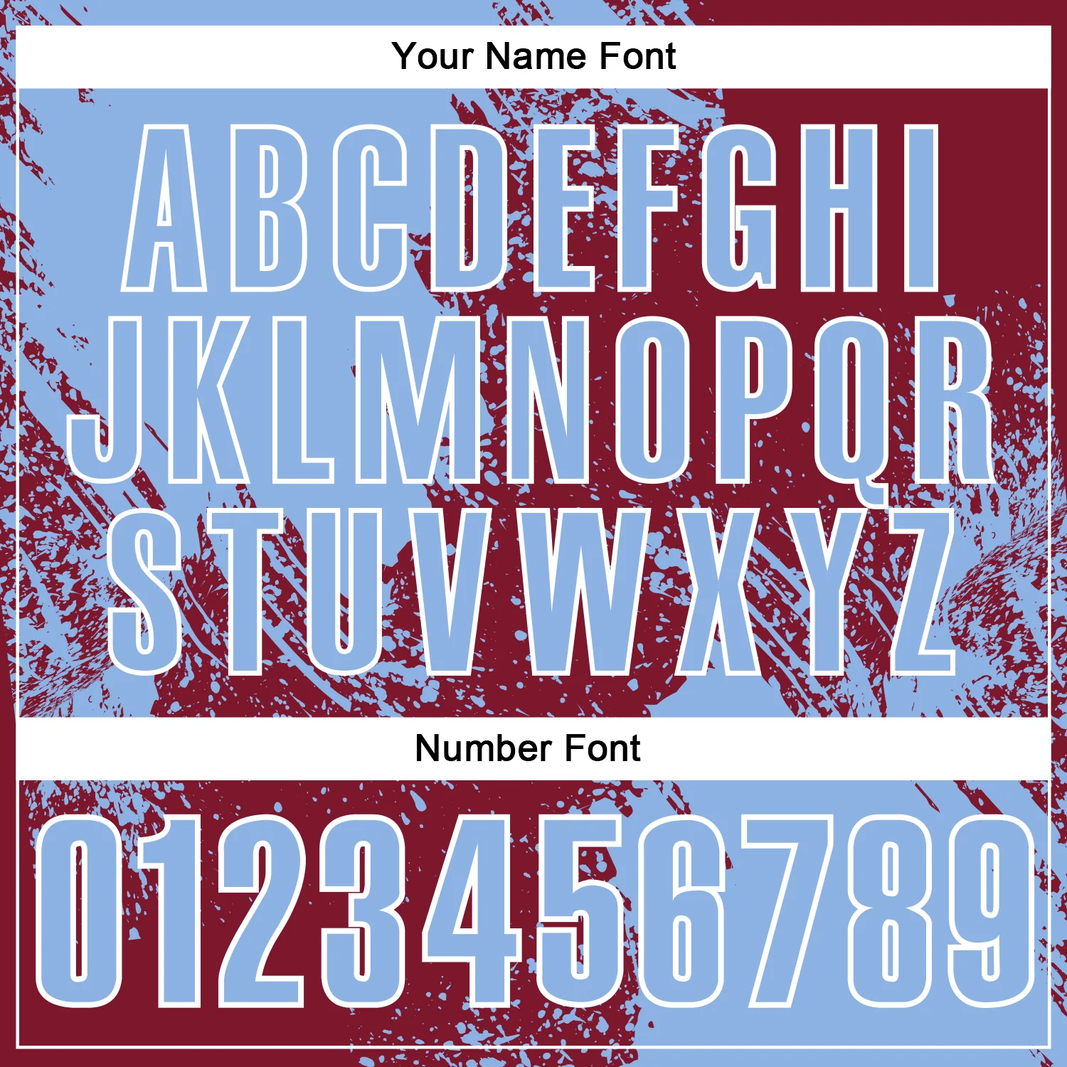 Custom Light Blue Crimson-White 3D Pattern Design Abstract Brush Stroke Performance Polo Shirt