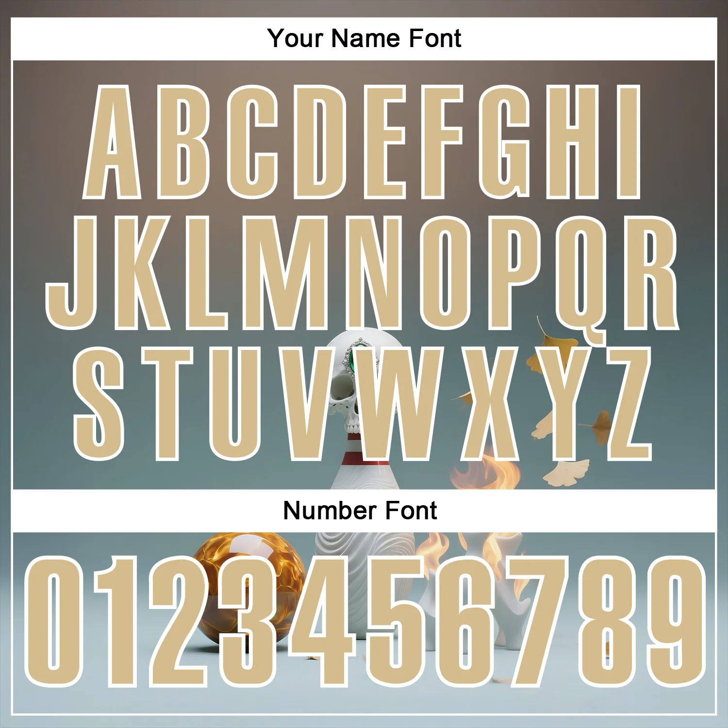 Custom Gray Vegas Gold-White 3D Flame Gem Skull Bowling Performance Polo Shirt