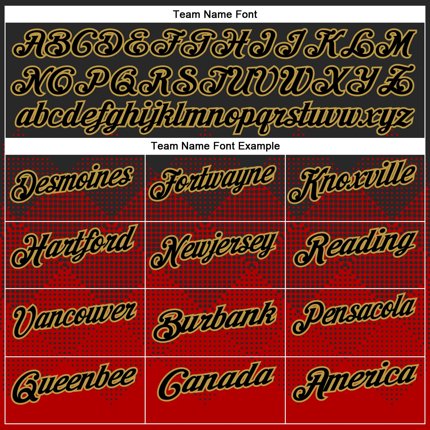 Custom Black Red-Old Gold 3D Pattern Design Gradient Square Shape Performance Polo Shirt