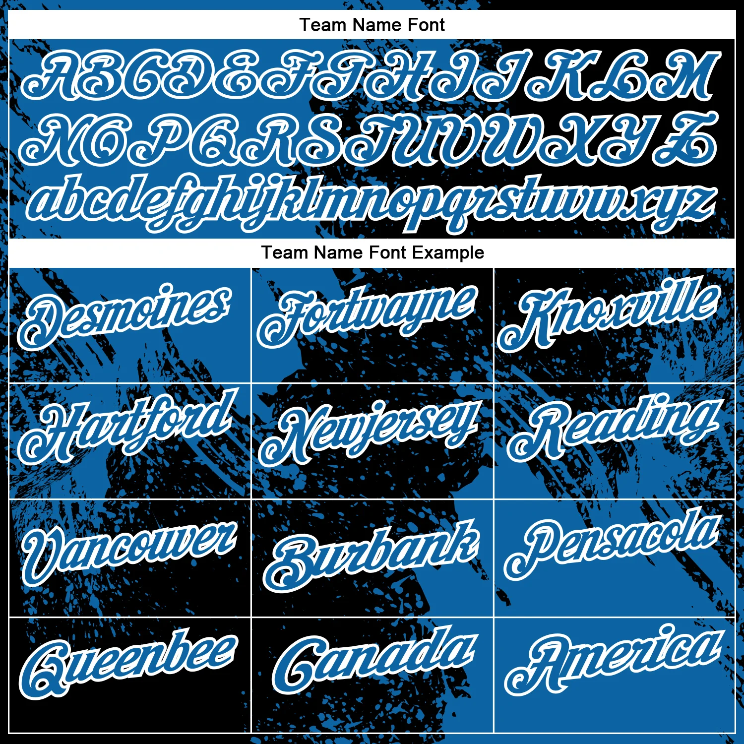 Custom Blue Black-White 3D Pattern Design Abstract Brush Stroke Performance Polo Shirt