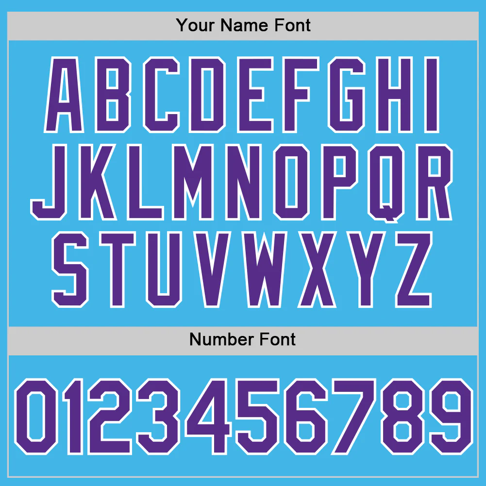 Custom Sky Blue Purple-White Performance Vapor Golf Polo Shirt