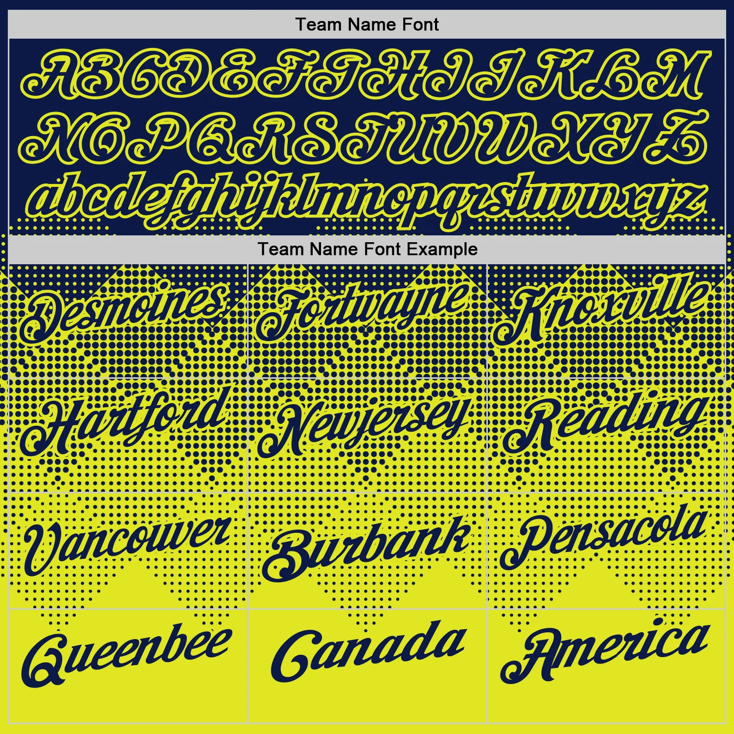 Custom Navy Neon Yellow 3D Gradient Square Shape Performance Polo Shirt