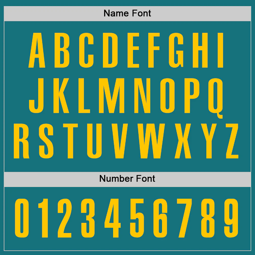 Custom Teal Yellow Performance Golf Polo Shirt