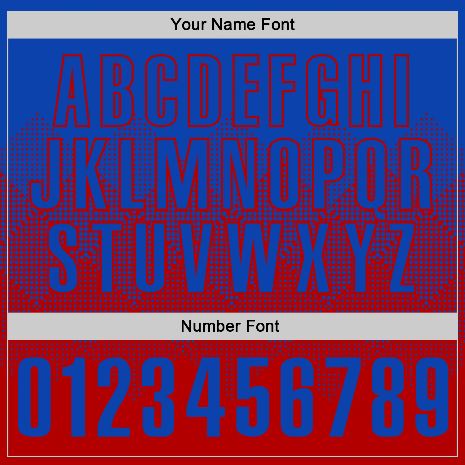 Custom Thunder Blue Red 3D Gradient Square Shape Performance Polo Shirt