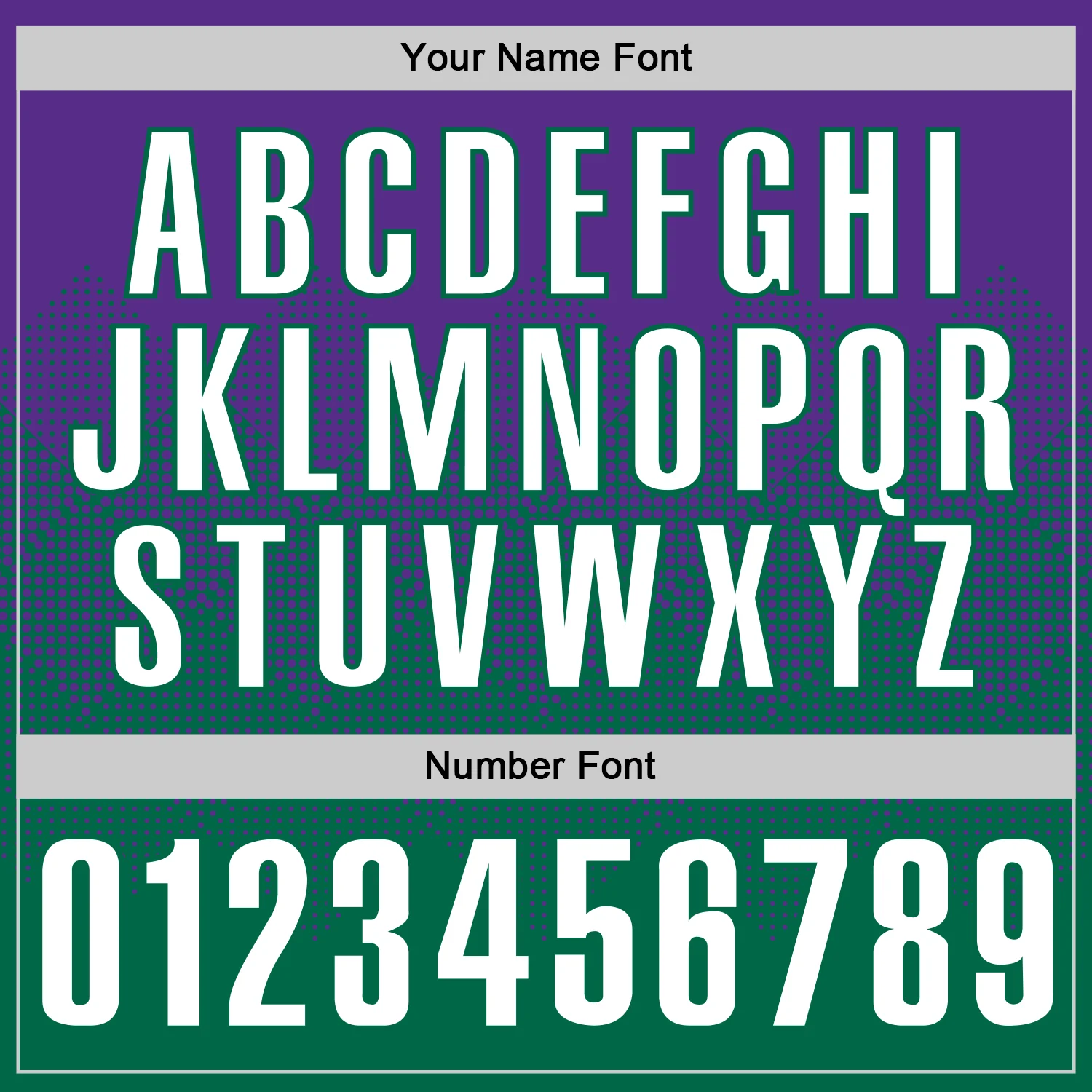 Custom Purple White-Kelly Green 3D Gradient Square Shape Performance Polo Shirt