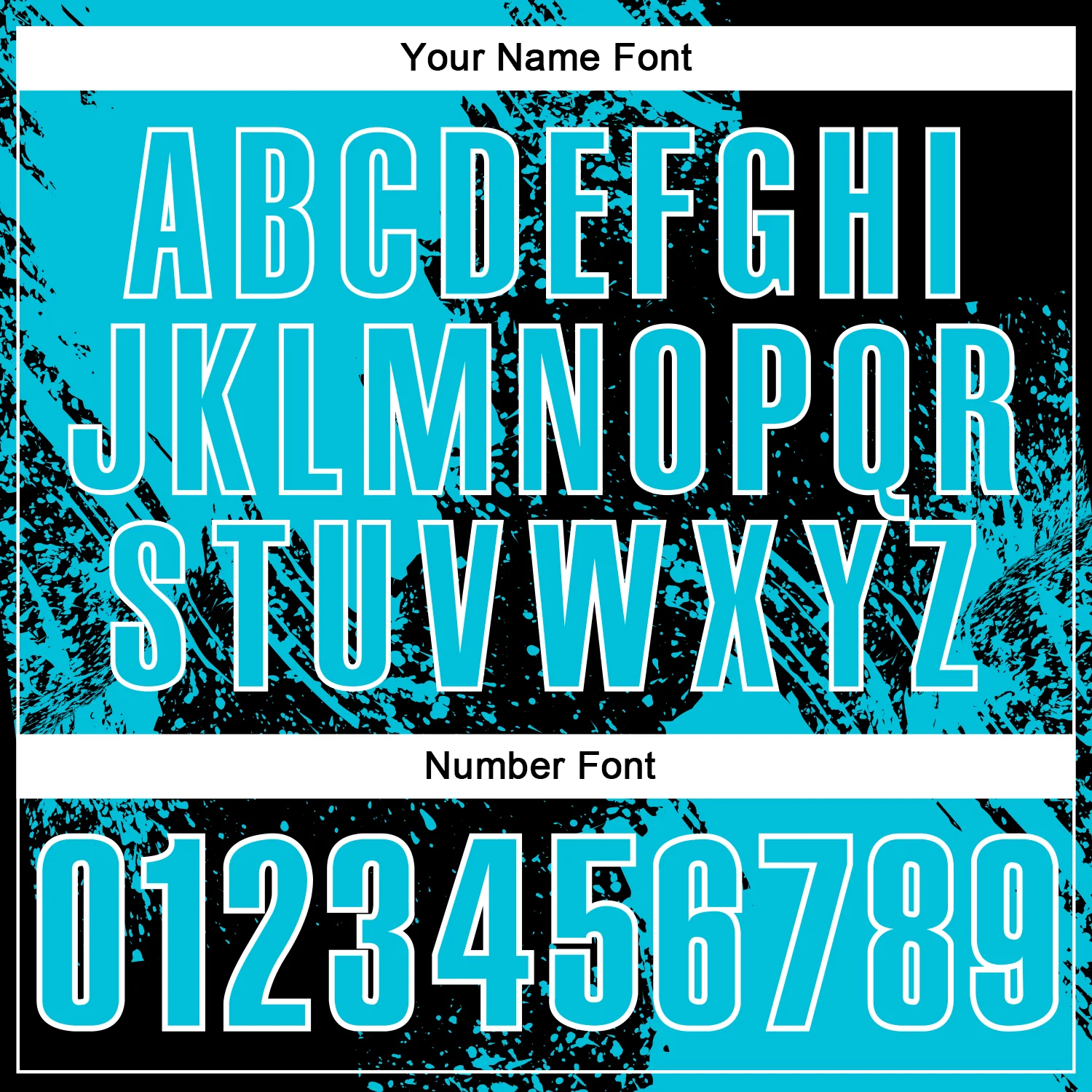 Custom Lakes Blue Black-White 3D Pattern Design Abstract Brush Stroke Performance Polo Shirt