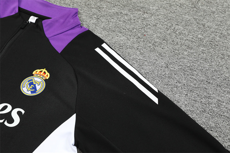 Tracksuit Real Madrid Black/Purple Training 24/25