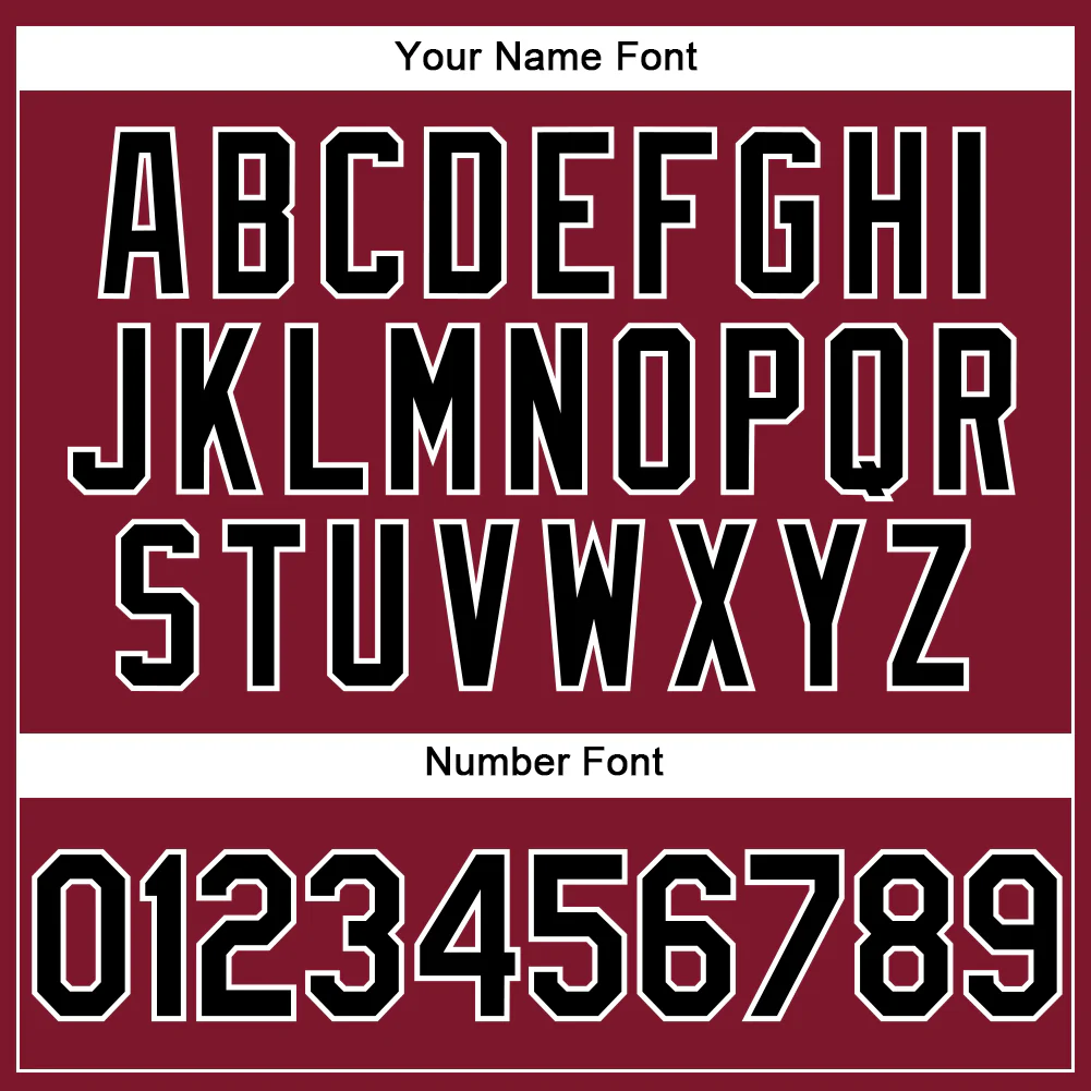 Custom Crimson Black-White Performance Vapor Golf Polo Shirt