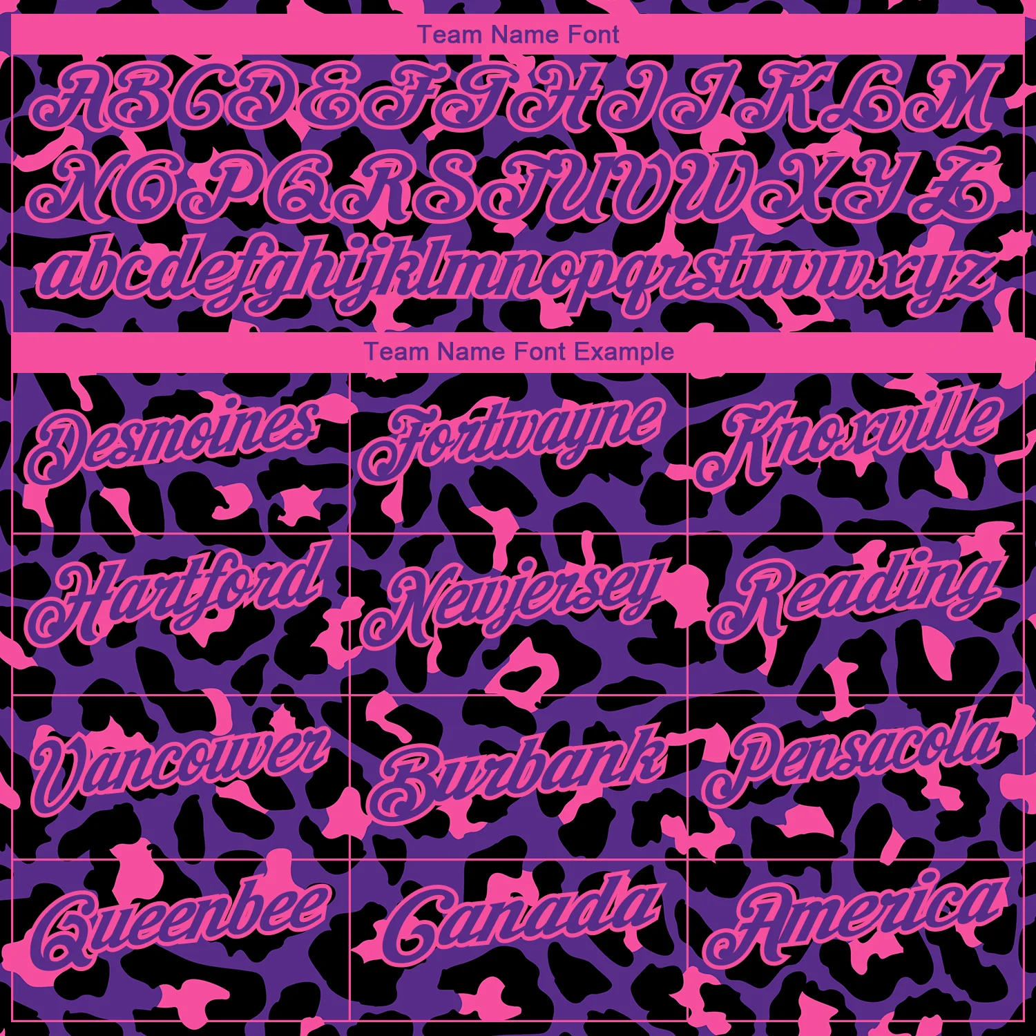 Custom Purple Pink 3D Pattern Design Leopard Print Performance Golf Polo Shirt