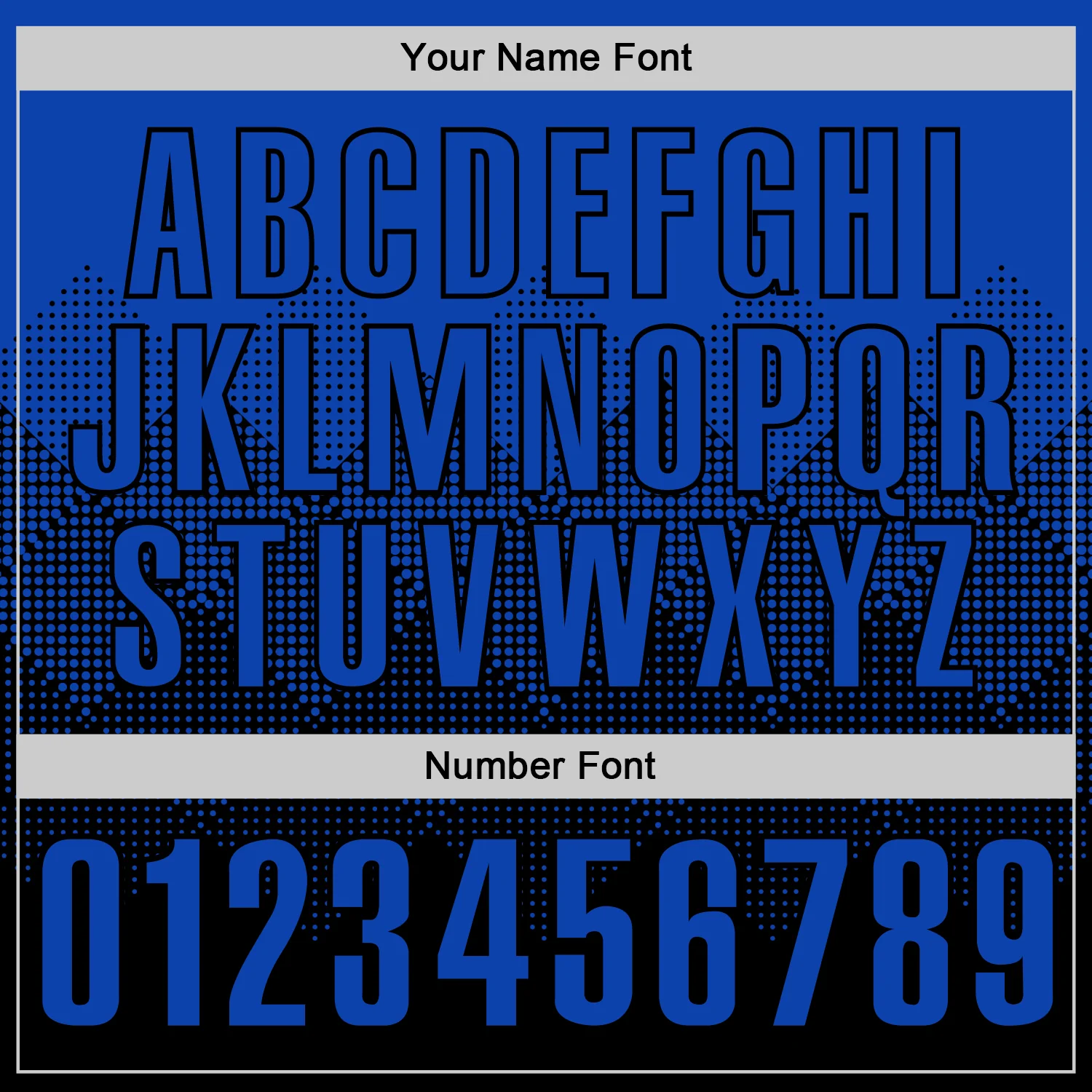 Custom Thunder Blue Black 3D Gradient Square Shape Performance Polo Shirt