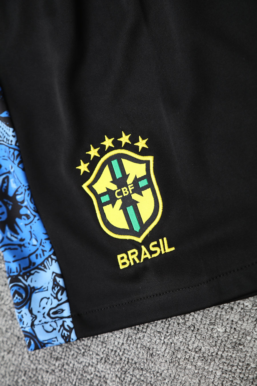 Kit Tank Top + Shorts Brazil Christ the Redeemer Blue Training 25/26