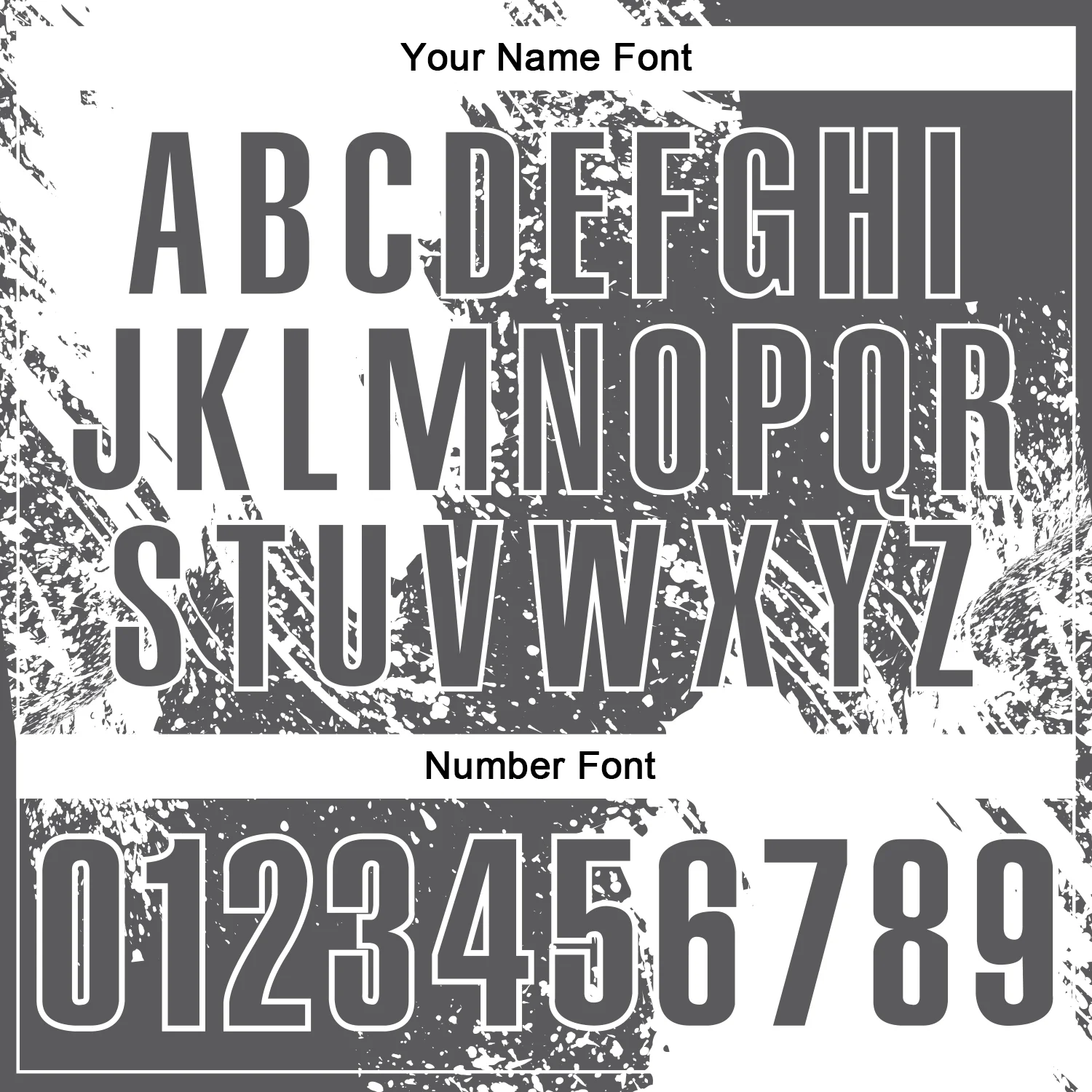 Custom White Steel Gray 3D Pattern Design Abstract Brush Stroke Performance Polo Shirt