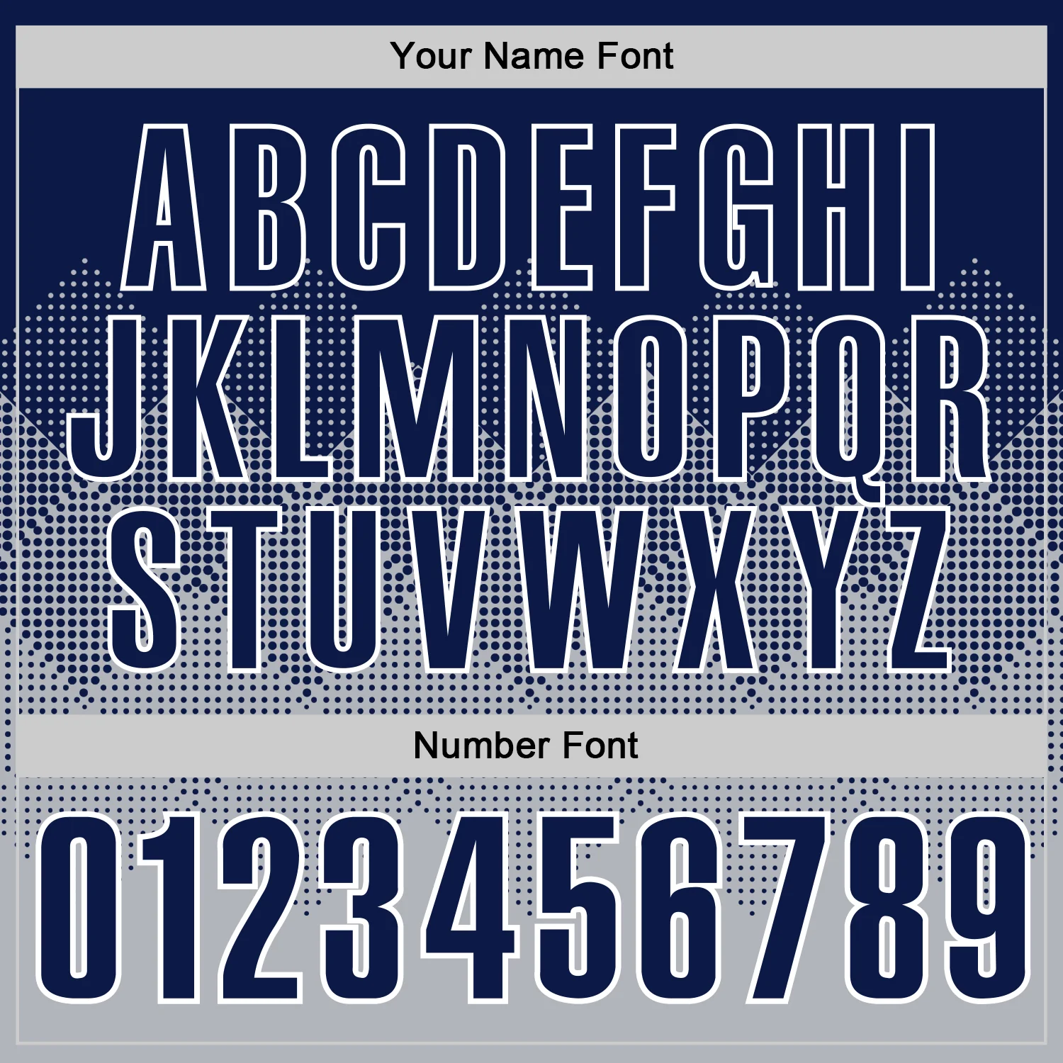 Custom Navy Gray-White 3D Gradient Square Shape Performance Polo Shirt