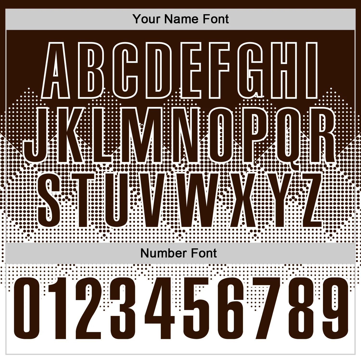 Custom Brown White 3D Gradient Square Shape Performance Polo Shirt