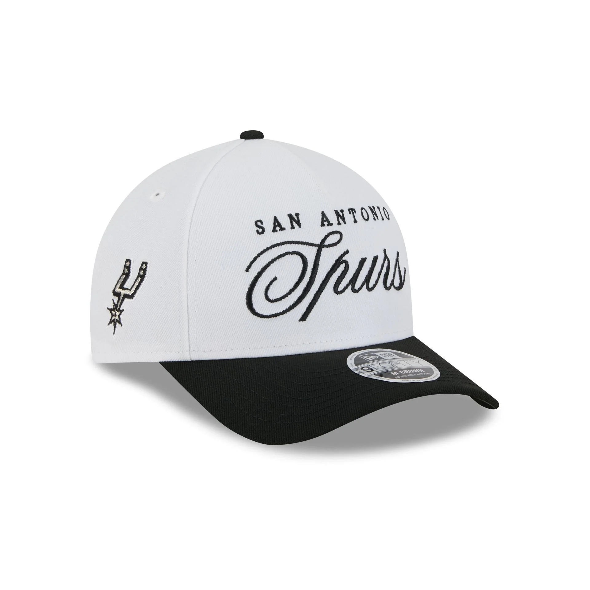 San Antonio Spurs 2025 Draft 9FORTY M-Crown A-Frame Snapback Hat