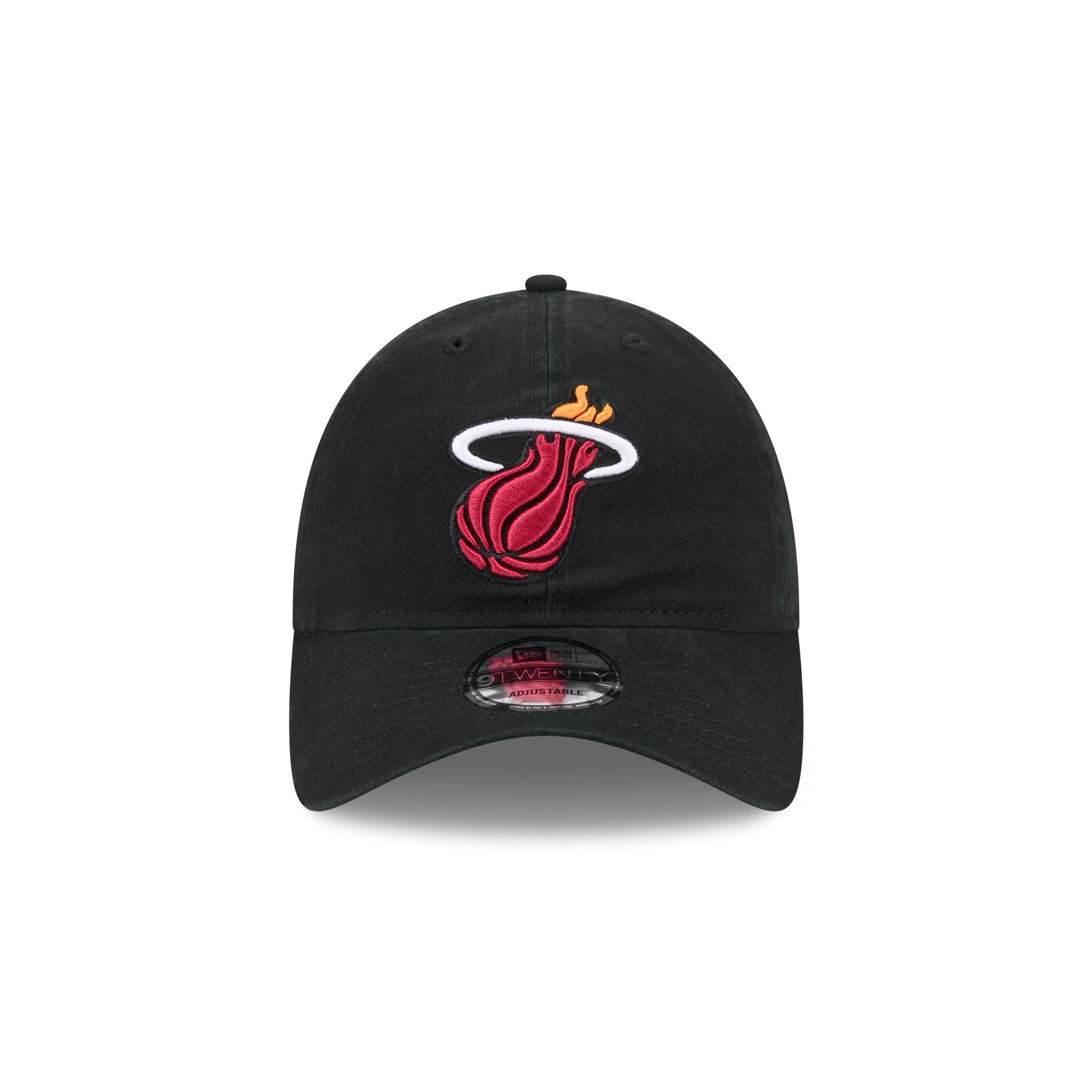 Miami Heat Black 9TWENTY Adjustable Hat