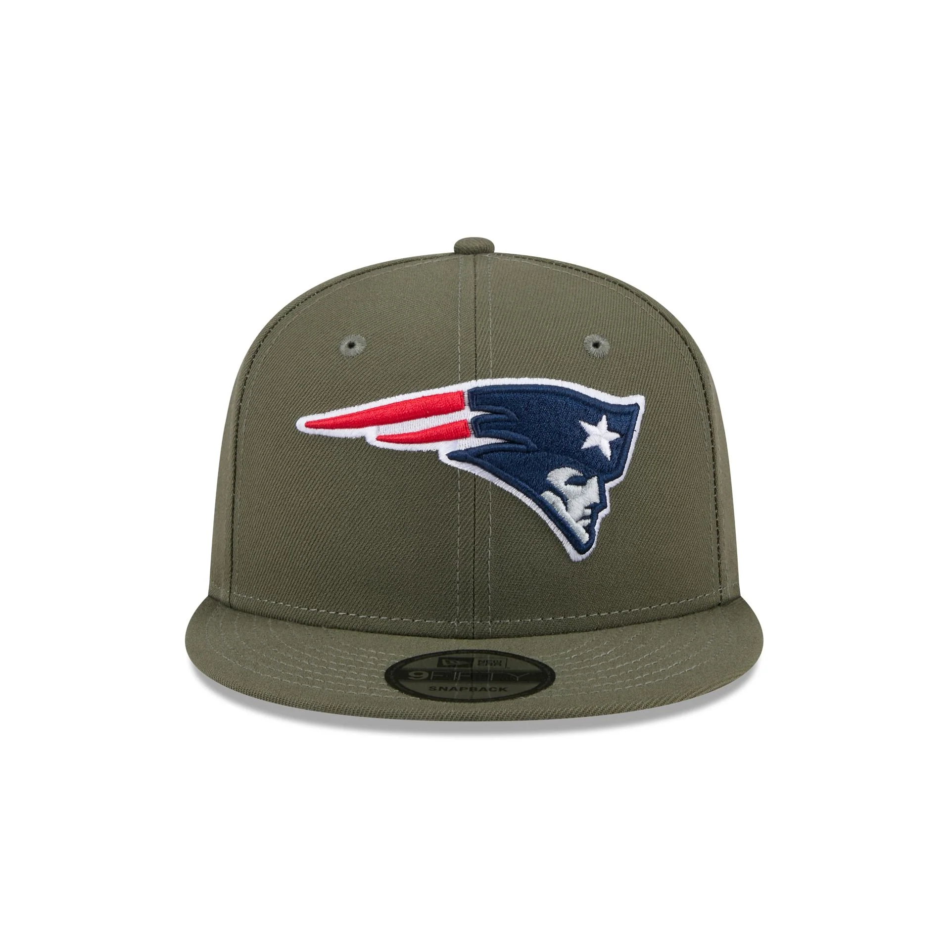 New England Patriots Olive 9FIFTY Snapback Hat