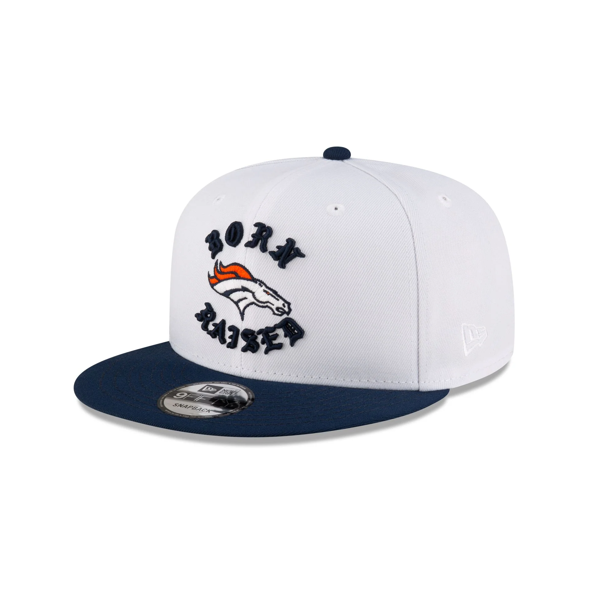 Born x Raised Denver Broncos White 9FIFTY Snapback