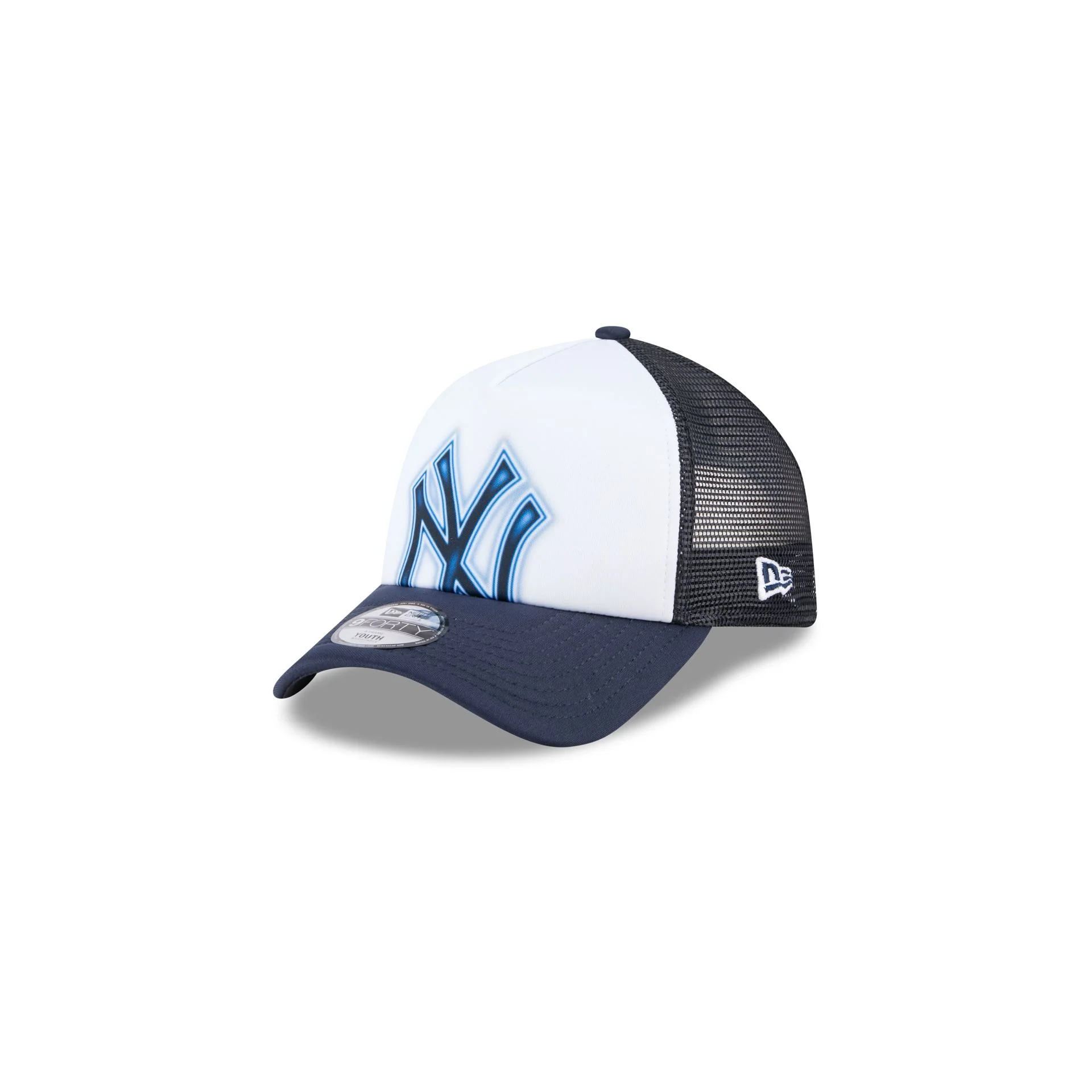 New York Yankees Kids Painted 9FORTY A-Frame Trucker Hat